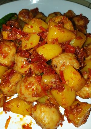 Foto resep Sambal Goreng Kentang Baso