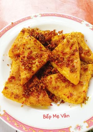 Hình của món Sườn chay chiên sả ớt.