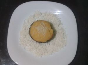 Una foto de Cupcakes de crema de coco