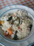 Sopa de arroz blanca