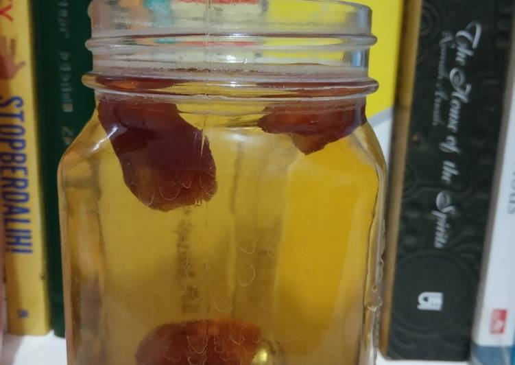 Cara menyiapkan Air Nabeez (infused water) Kurma , Lezat