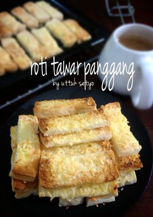 Foto resep roti tawar panggang 