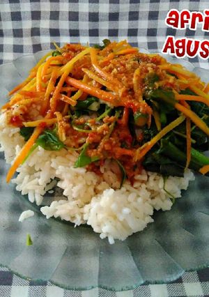 Foto resep Indonesia Healthy Vegetable Salad with peanut sauce dressing