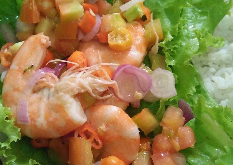 Resep Udang Dabu-Dabu, Bisa Manjain Lidah