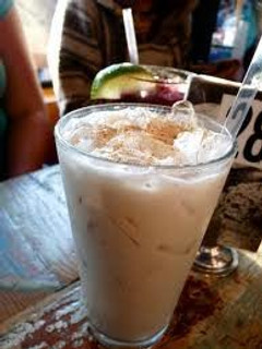 A picture of Mexican Horchata (rice drink).