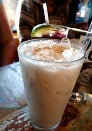 A picture of Mexican Horchata (rice drink).