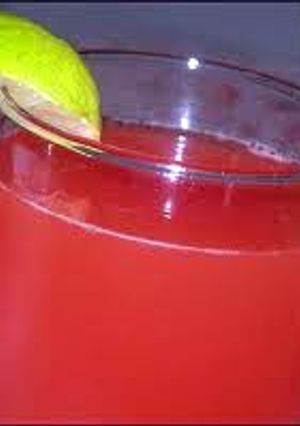 A picture of Red Beer (Clamato).