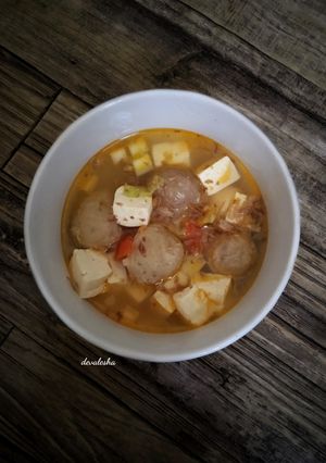 Foto resep Sup Bakso Tahu Tomat