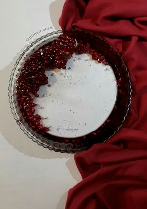 عکسی از دستور ژله انار یلدایی