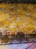 Lasaña con pasta de macarron
