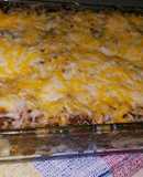 Lasaña con pasta de macarron