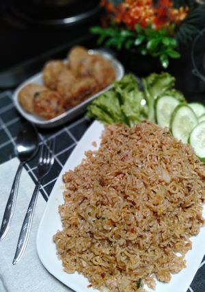 Foto resep Nasi goreng mie