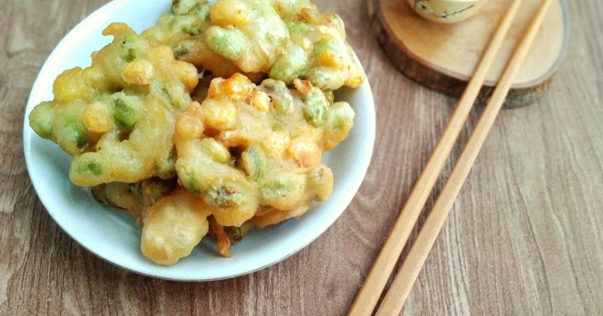 Resep Tempura Edamame (with Mentsuyu Sauce) oleh Lungit Darmawan Cookpad