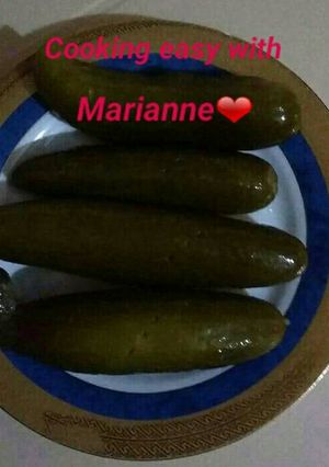 صورة لوصفة كبيس الخيار السريع