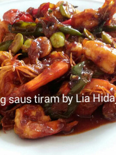 Foto resep Udang Petai Saus Tiram