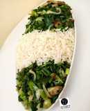 Spring onions and fish sauce