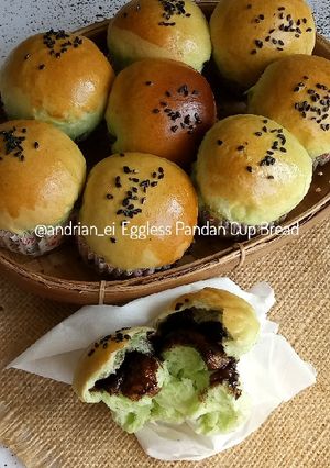 Foto resep Eggless Pandan Cup Bread