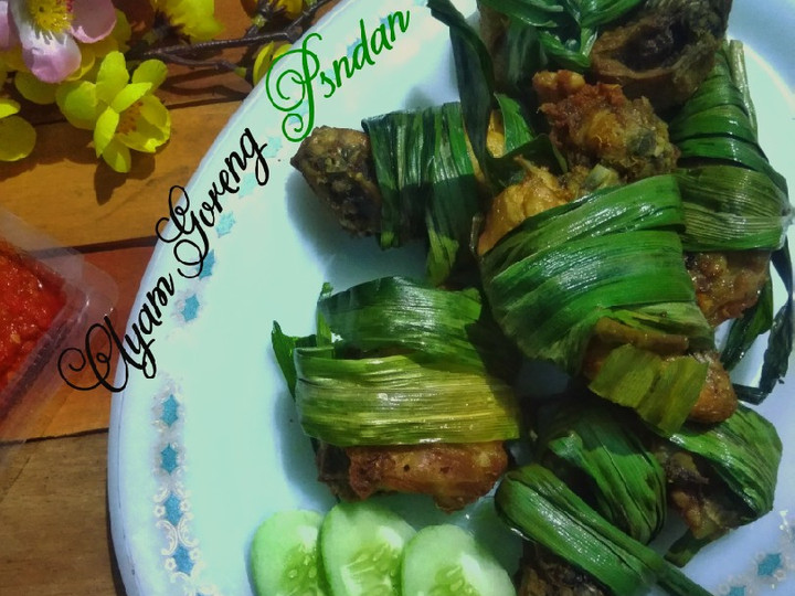 Cara Gampang Menyiapkan Ayam goreng pandan Gampang