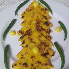 Makke methi ke parathe A picture of Makke methi ke parathe.