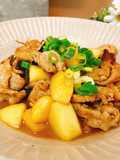 蘋果炒豬肉片