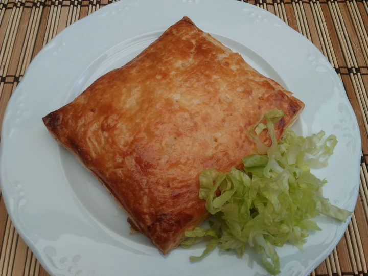 Manera fácil Hacer HOJALDRE DE POLLO CON  BECHAMEL  que Muy delicioso