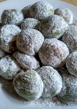 Foto resep Mochi pandan selai kacang