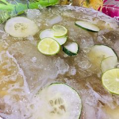 A picture of Pineapple mock tail.