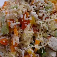 A picture of Mix veg rice.