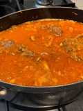 Ossobuco a la Milanesa en Salsa de Tomate y Hongos