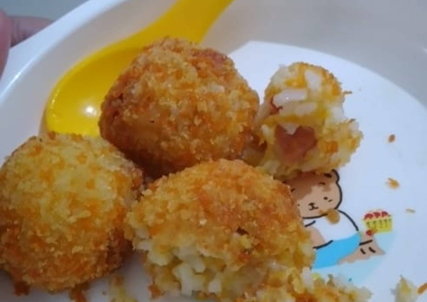 MPASI 12m+ Bola-bola nasi mudah enak