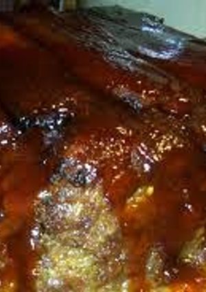A picture of Sheenas Tasty Meatloaf!.