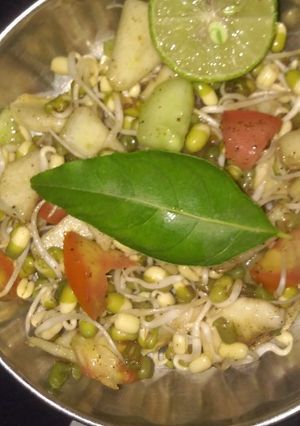 A picture of Satvik Sprout Chaat.