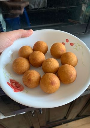 Hình của món Bánh khoai lang viên.