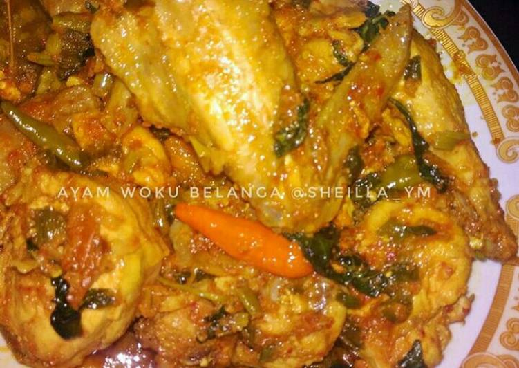 Resep Ayam woku belanga yang Bikin Ngiler