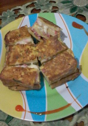 Foto resep Roti Panggang Keju Mozarella 