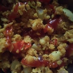 Bread poha A picture of Bread poha.