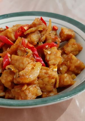 Foto resep Sambal Tempe Ikan Teri