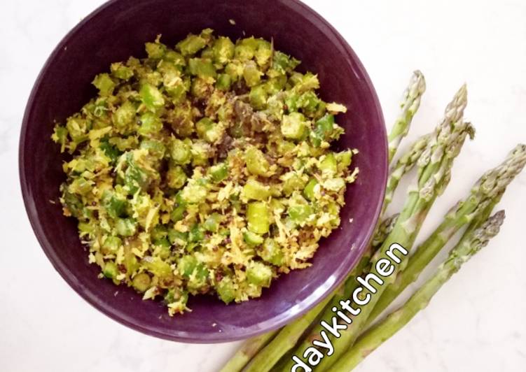 Asparagus poriyal