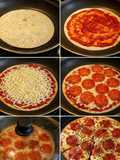 Pizza en tortilla