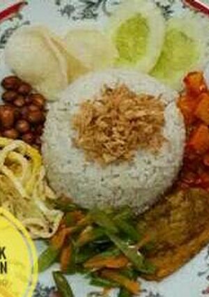 Foto resep Nasi Lemak Vegetarian