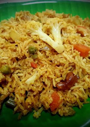 A picture of Vegetable Biryani (One Pot).