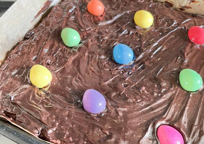 Easter Mini Egg Brownies