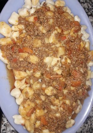 Una foto de Ñoquis caseros