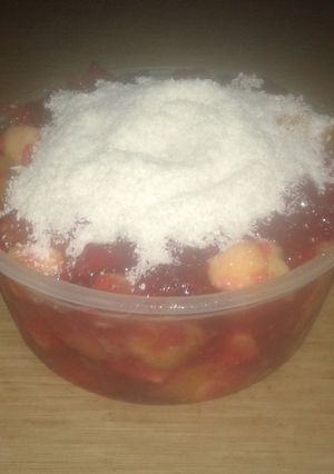Una foto de Ensalada dulce para el calor de Enero