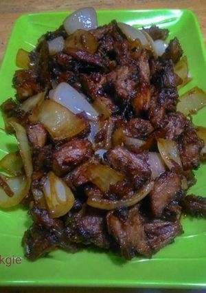 Foto resep Beef teriyaki Yoshinoya