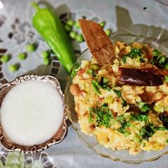 Sizzler khichdi A picture of Sizzler khichdi.