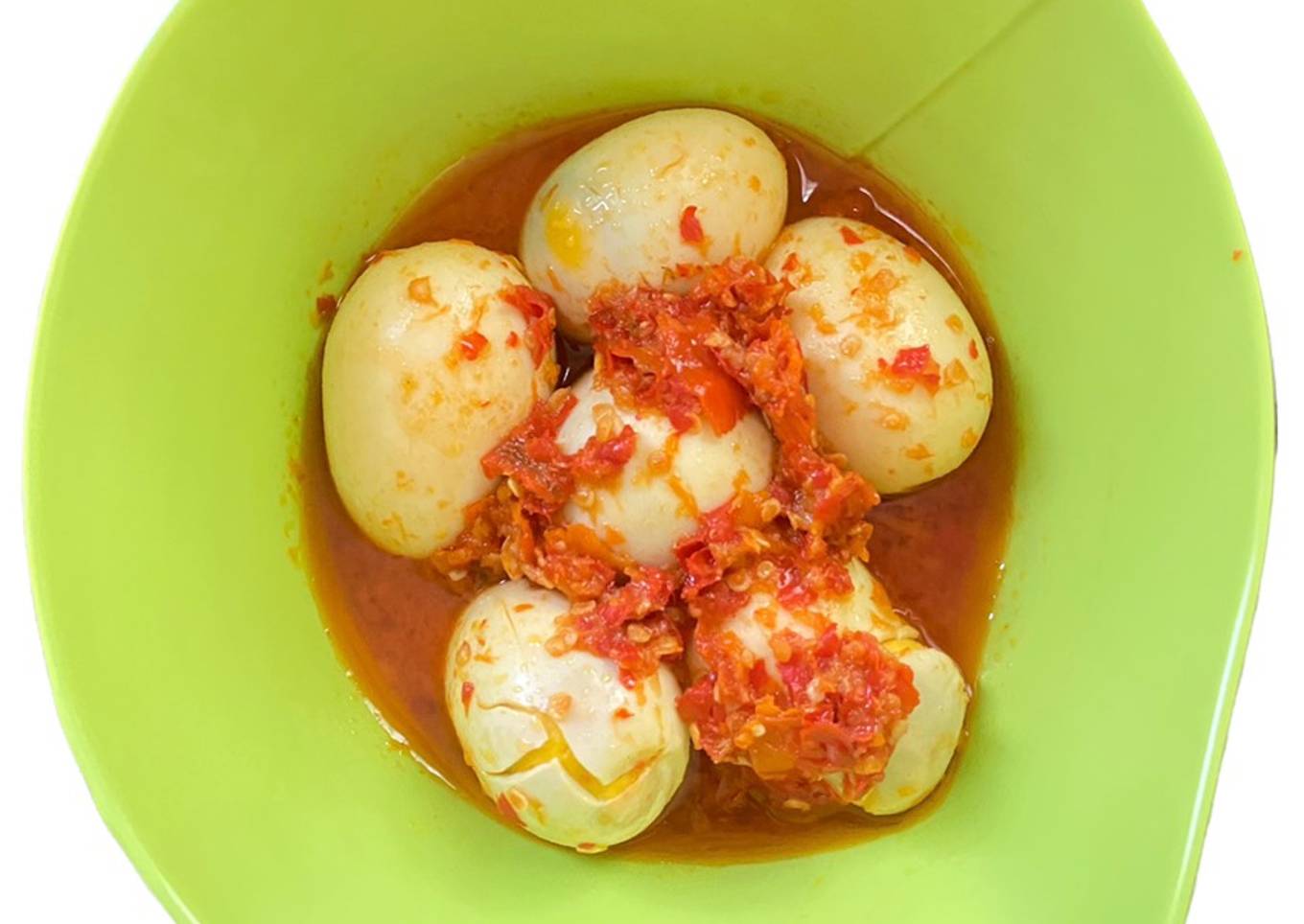 19. Telur Bulat Balado