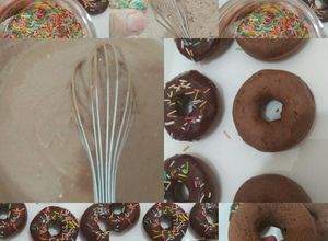 صورة لوصفة دونات بالكاكاو بالفرن Donuts au four