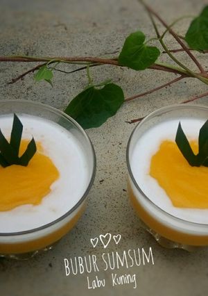 Foto resep Bubur Sumsum Labu Kuning