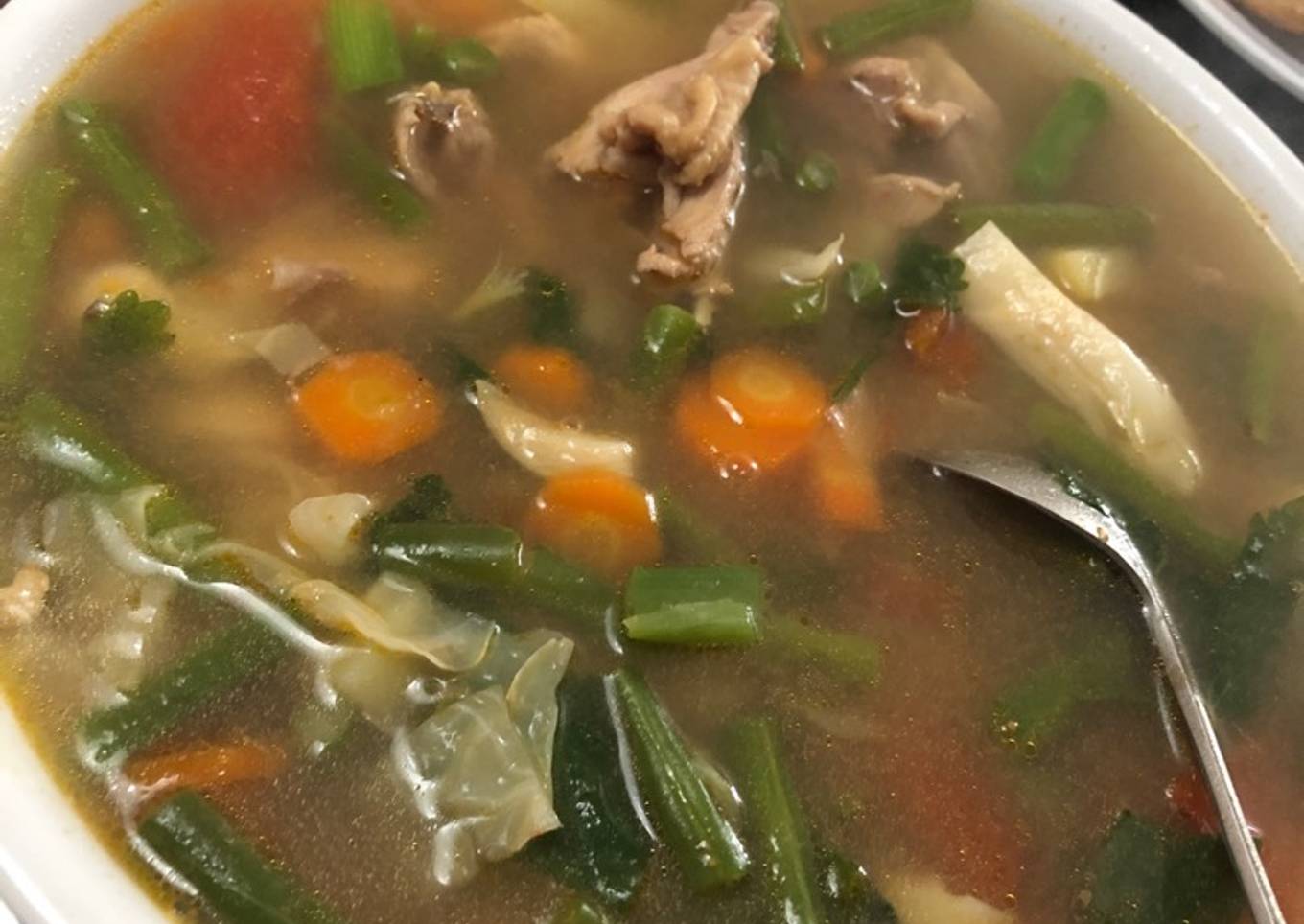 Sop ayam sederhana